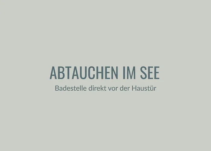 Haus Am Seeufer Mit Badestelle In 200m, Grosse Sonnenterrasse, Umzaeunter Garten, Hunde Willkommen アパート